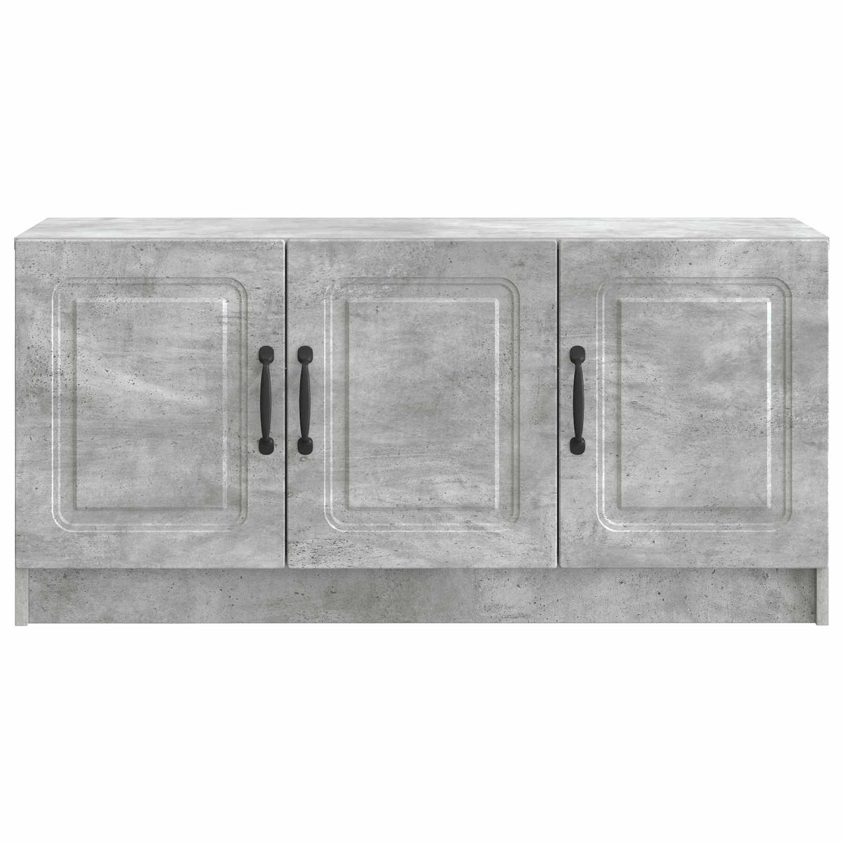 vidaXL TV Cabinet Concrete Grey 99 x 34.5 x 47 cm Engineered Wood