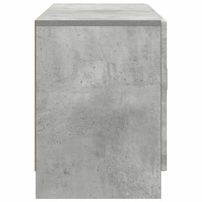 vidaXL TV Cabinet Concrete Grey 99 x 34.5 x 47 cm Engineered Wood