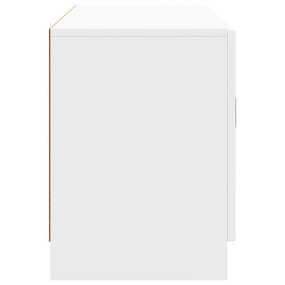 vidaXL TV Cabinet High Gloss White 99 x 34.5 x 47 cm Engineered Wood