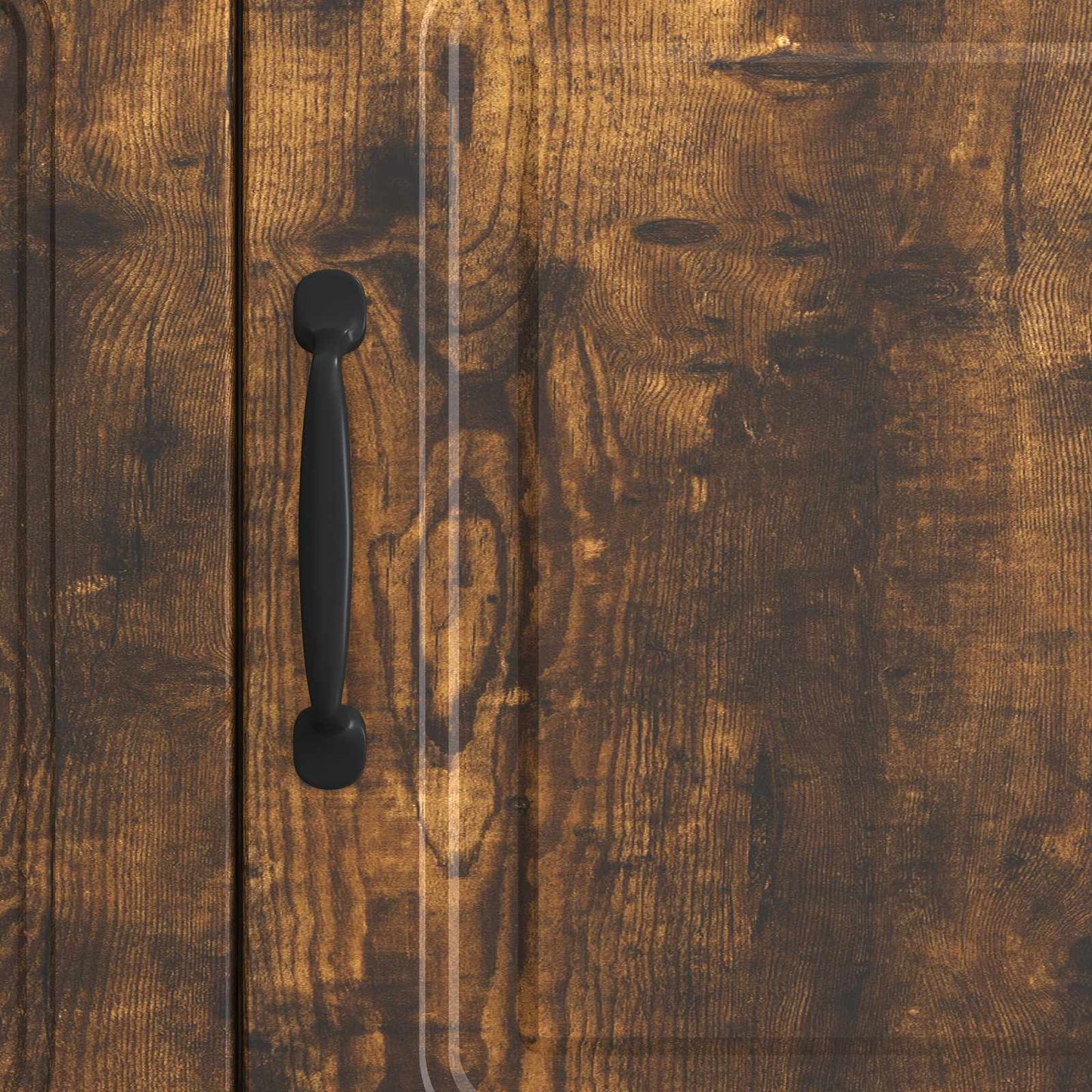 vidaXL TV Cabinet Smoked Oak 99 x 34.5 x 47 cm Engineered Wood