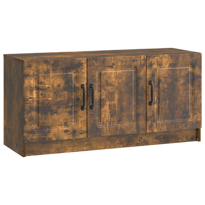 vidaXL TV Cabinet Smoked Oak 99 x 34.5 x 47 cm Engineered Wood
