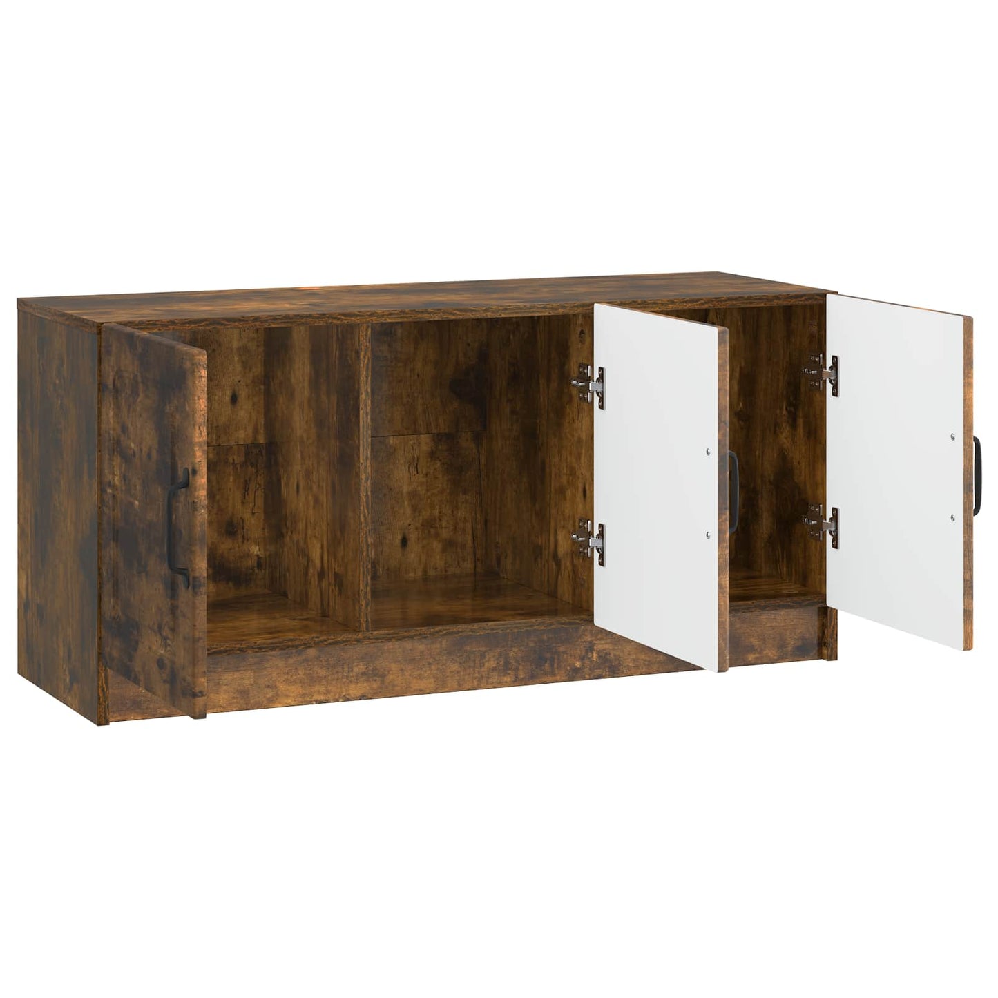 vidaXL TV Cabinet Smoked Oak 99 x 34.5 x 47 cm Engineered Wood