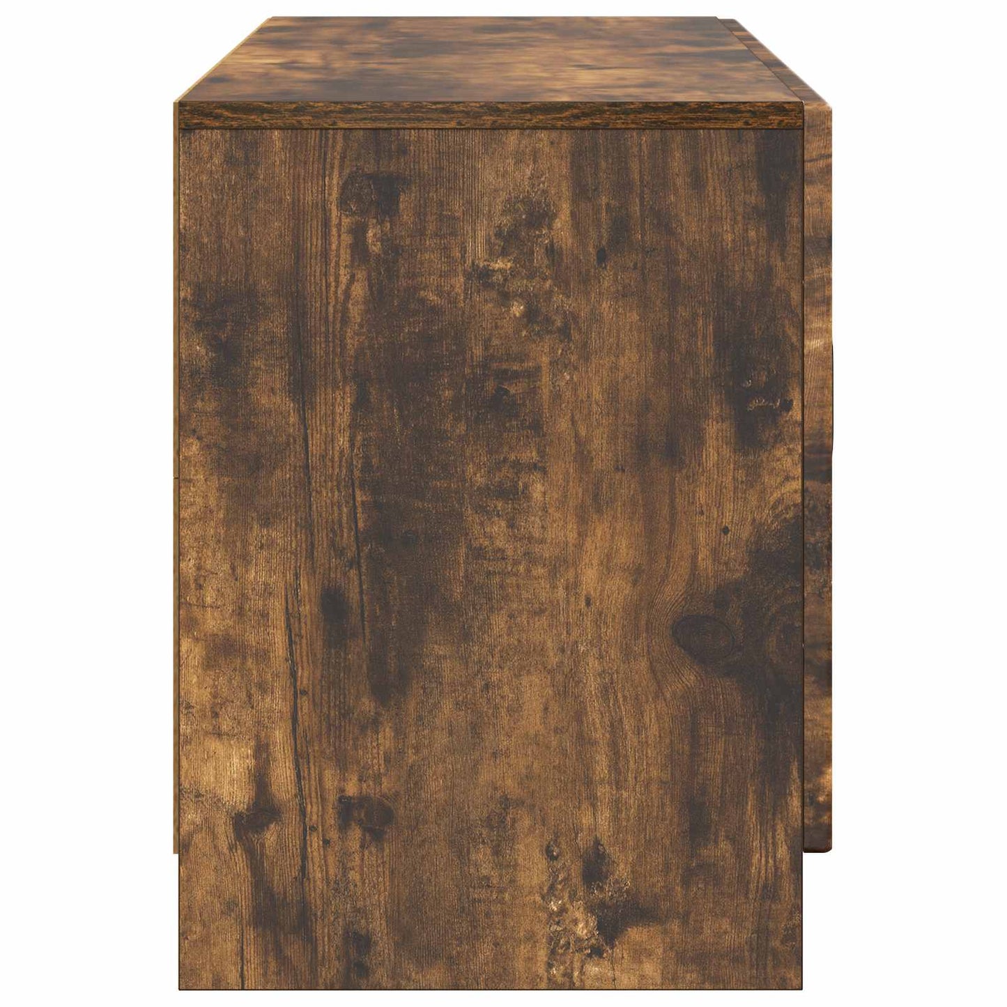 vidaXL TV Cabinet Smoked Oak 99 x 34.5 x 47 cm Engineered Wood