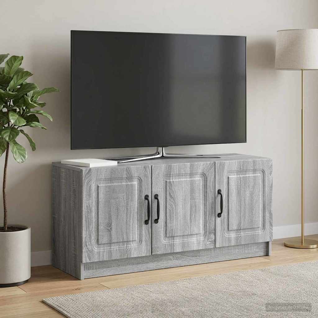 vidaXL TV Cabinet Grey Sonoma 99 x 34.5 x 47 cm Engineered Wood