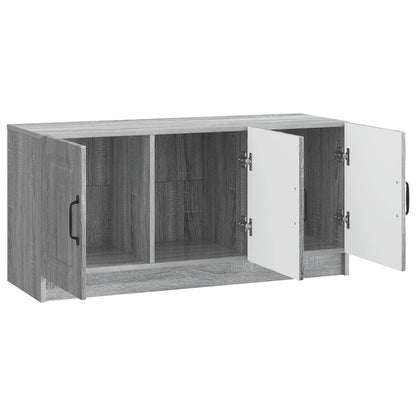 vidaXL TV Cabinet Grey Sonoma 99 x 34.5 x 47 cm Engineered Wood