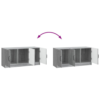 vidaXL TV Cabinet Grey Sonoma 99 x 34.5 x 47 cm Engineered Wood