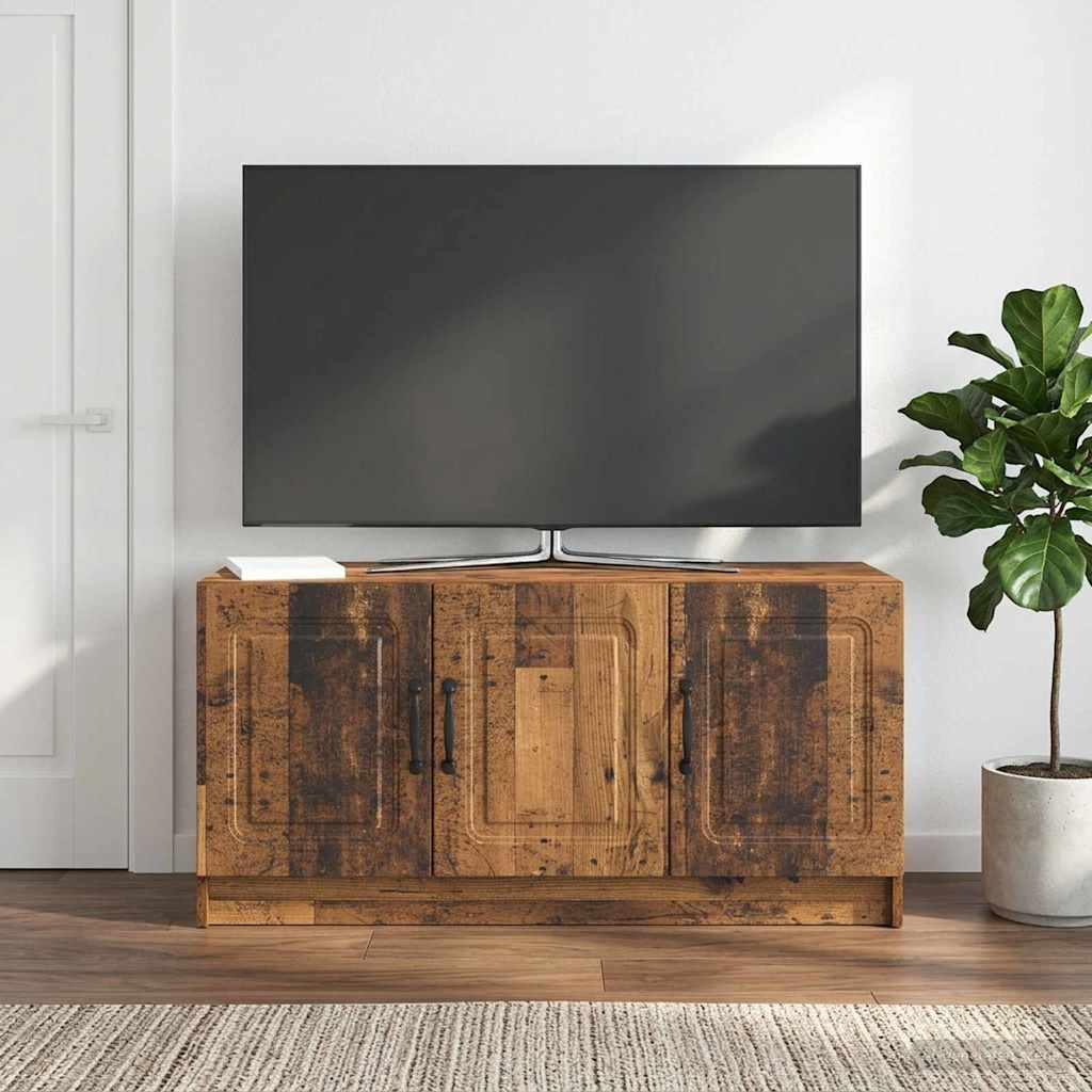 vidaXL TV Cabinet Old Wood 99 x 34.5 x 47 cm Engineered Wood