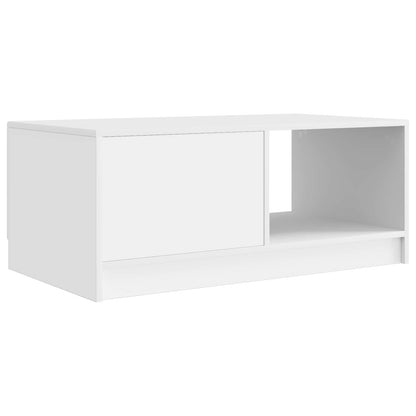 vidaXL Coffee Table White 90 x 50 x 37 cm Engineered Wood