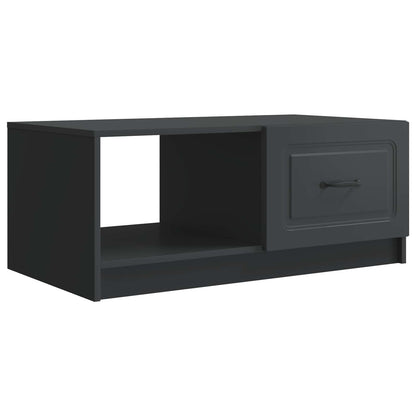vidaXL Coffee Table Black 90 x 50 x 37 cm Engineered Wood