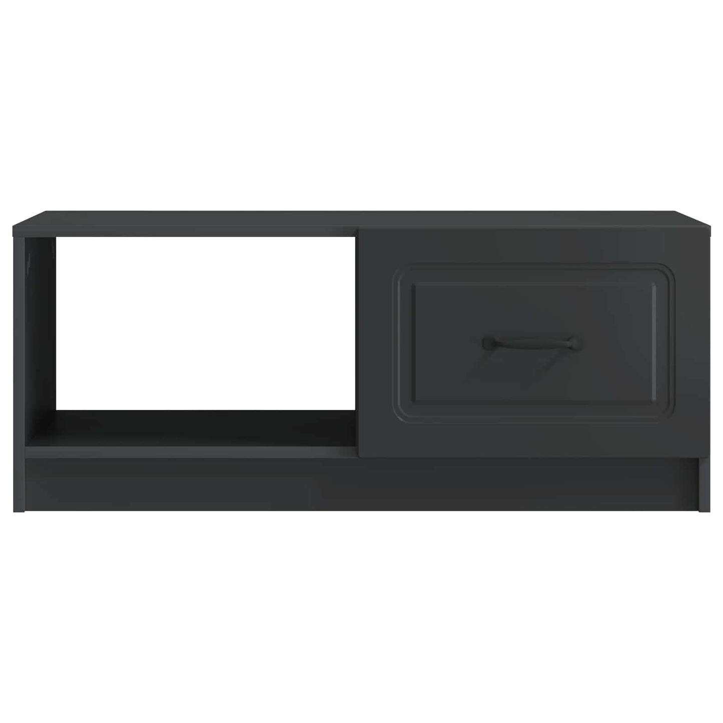 vidaXL Coffee Table Black 90 x 50 x 37 cm Engineered Wood