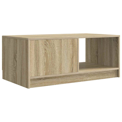 vidaXL Coffee Table Sonoma Oak 90 x 50 x 37 cm Engineered Wood