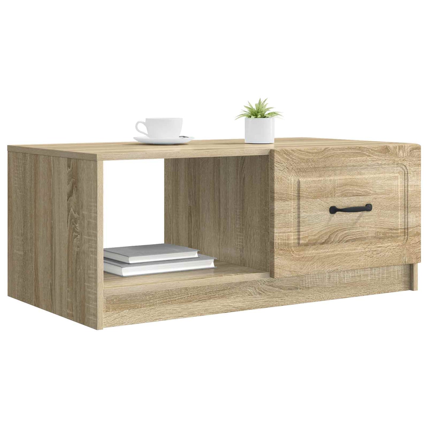 vidaXL Coffee Table Sonoma Oak 90 x 50 x 37 cm Engineered Wood
