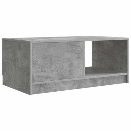 vidaXL Coffee Table Concrete Grey 90 x 50 x 37 cm Engineered Wood
