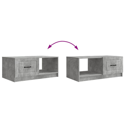 vidaXL Coffee Table Concrete Grey 90 x 50 x 37 cm Engineered Wood