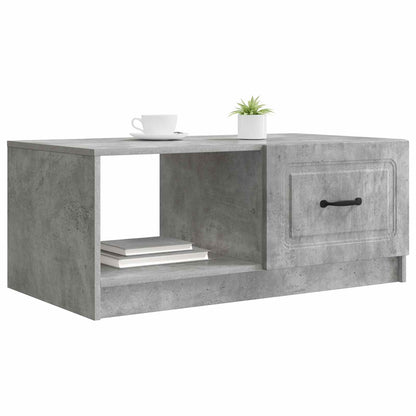 vidaXL Coffee Table Concrete Grey 90 x 50 x 37 cm Engineered Wood