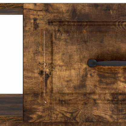 vidaXL Coffee Table Smoked Oak 90 x 50 x 37 cm Engineered Wood