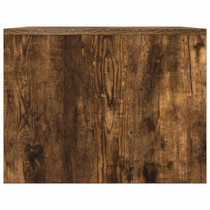 vidaXL Coffee Table Smoked Oak 90 x 50 x 37 cm Engineered Wood