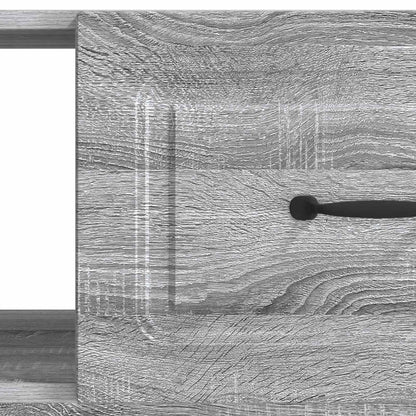 vidaXL Coffee Table Grey Sonoma 90 x 50 x 37 cm Engineered Wood