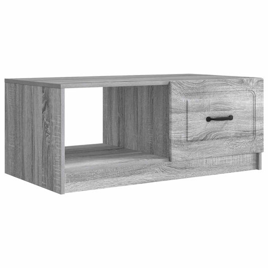 vidaXL Coffee Table Grey Sonoma 90 x 50 x 37 cm Engineered Wood
