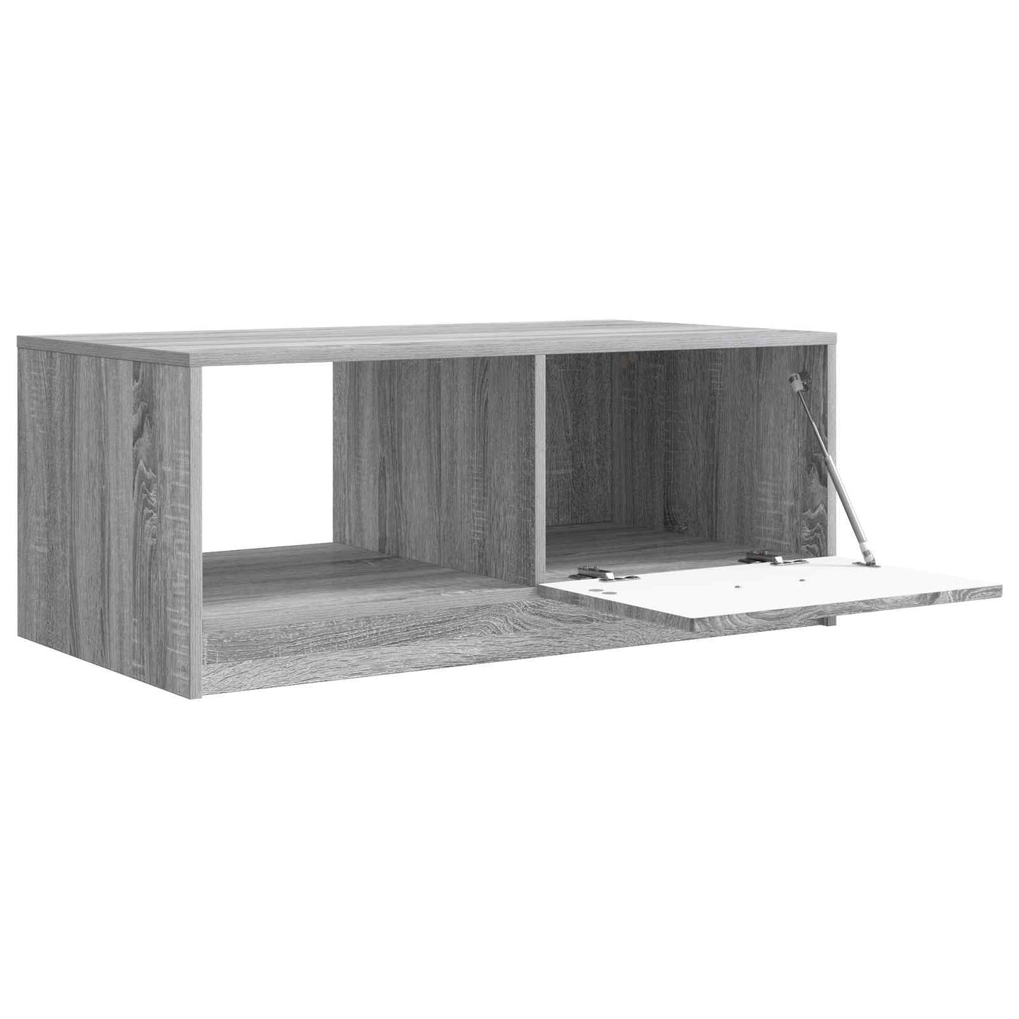 vidaXL Coffee Table Grey Sonoma 90 x 50 x 37 cm Engineered Wood