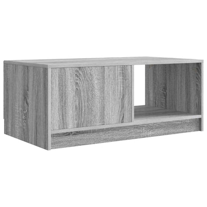 vidaXL Coffee Table Grey Sonoma 90 x 50 x 37 cm Engineered Wood