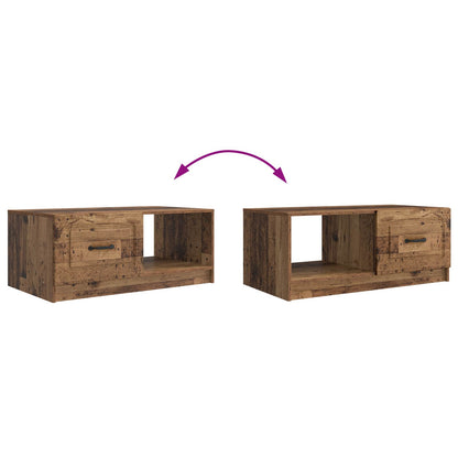 vidaXL Coffee Table Old Wood 90 x 50 x 37 cm Engineered Wood
