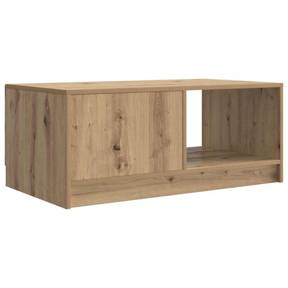 vidaXL Coffee Table Artisan Oak 90 x 50 x 37 cm Engineered Wood
