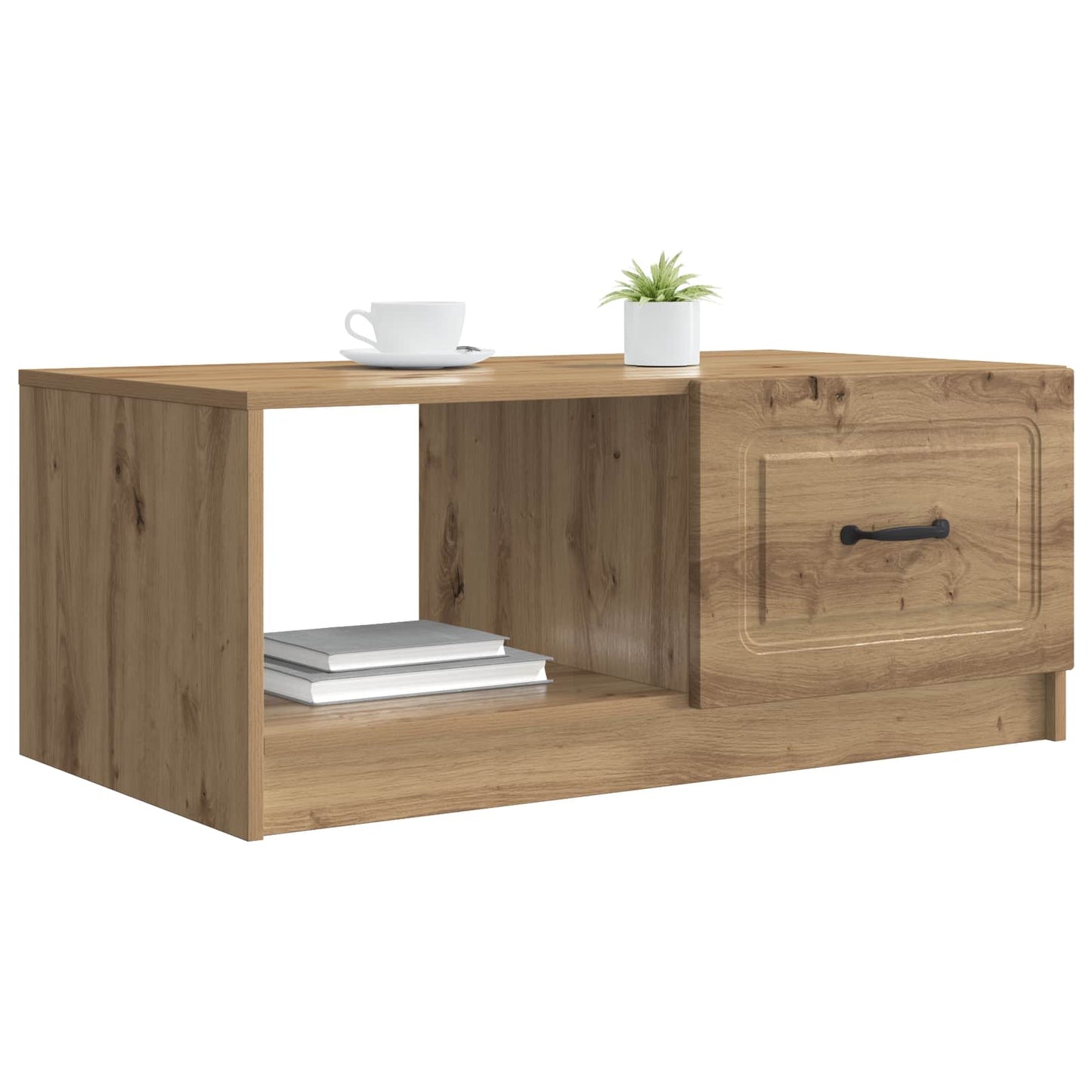 vidaXL Coffee Table Artisan Oak 90 x 50 x 37 cm Engineered Wood
