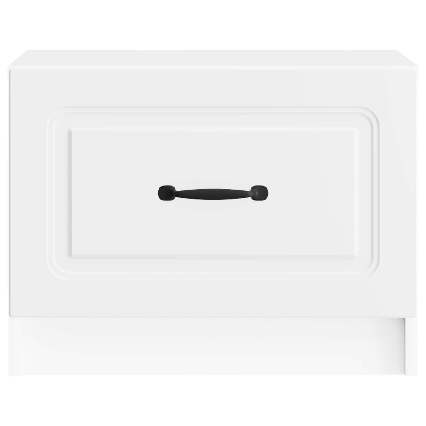 vidaXL Coffee Table with Drawer White 49 x 50 x 37 cm Engineered Wood