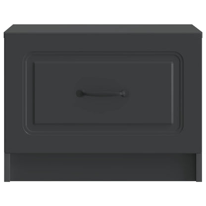 vidaXL Coffee Table Black 49 x 50 x 37 cm Engineered Wood