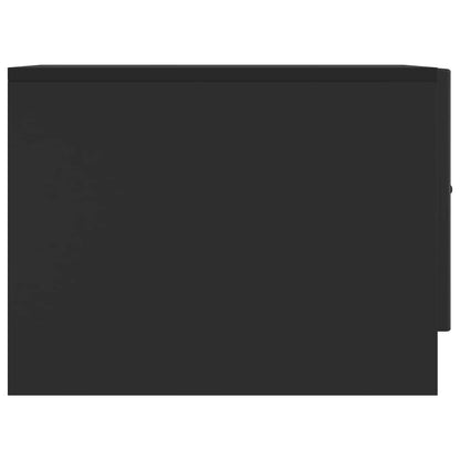 vidaXL Coffee Table Black 49 x 50 x 37 cm Engineered Wood