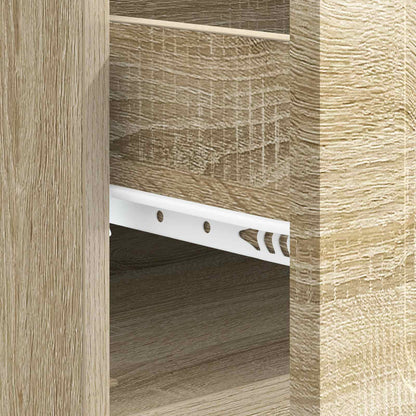 vidaXL Coffee Table Sonoma Oak 49 x 50 x 37 cm Engineered Wood