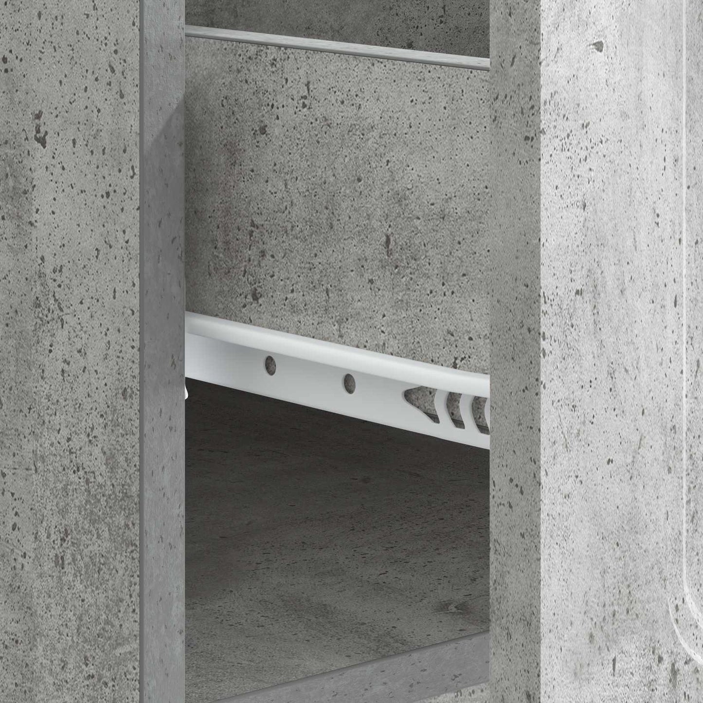 vidaXL Coffee Table Concrete Grey 49 x 50 x 37 cm Engineered Wood