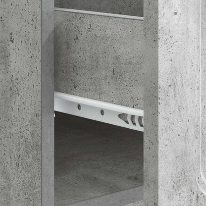 vidaXL Coffee Table Concrete Grey 49 x 50 x 37 cm Engineered Wood