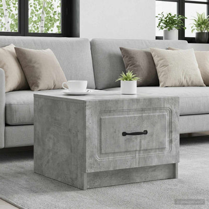 vidaXL Coffee Table Concrete Grey 49 x 50 x 37 cm Engineered Wood