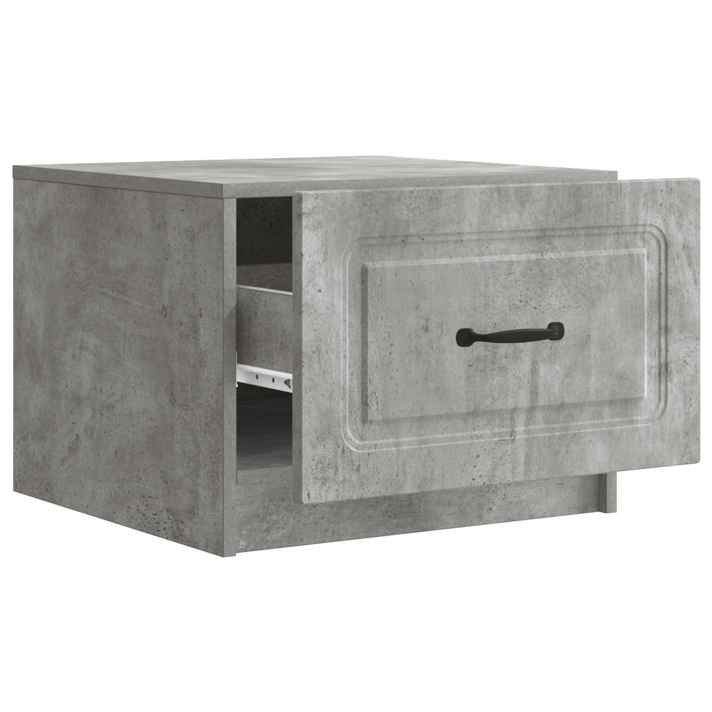 vidaXL Coffee Table Concrete Grey 49 x 50 x 37 cm Engineered Wood