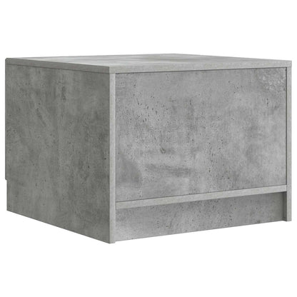 vidaXL Coffee Table Concrete Grey 49 x 50 x 37 cm Engineered Wood