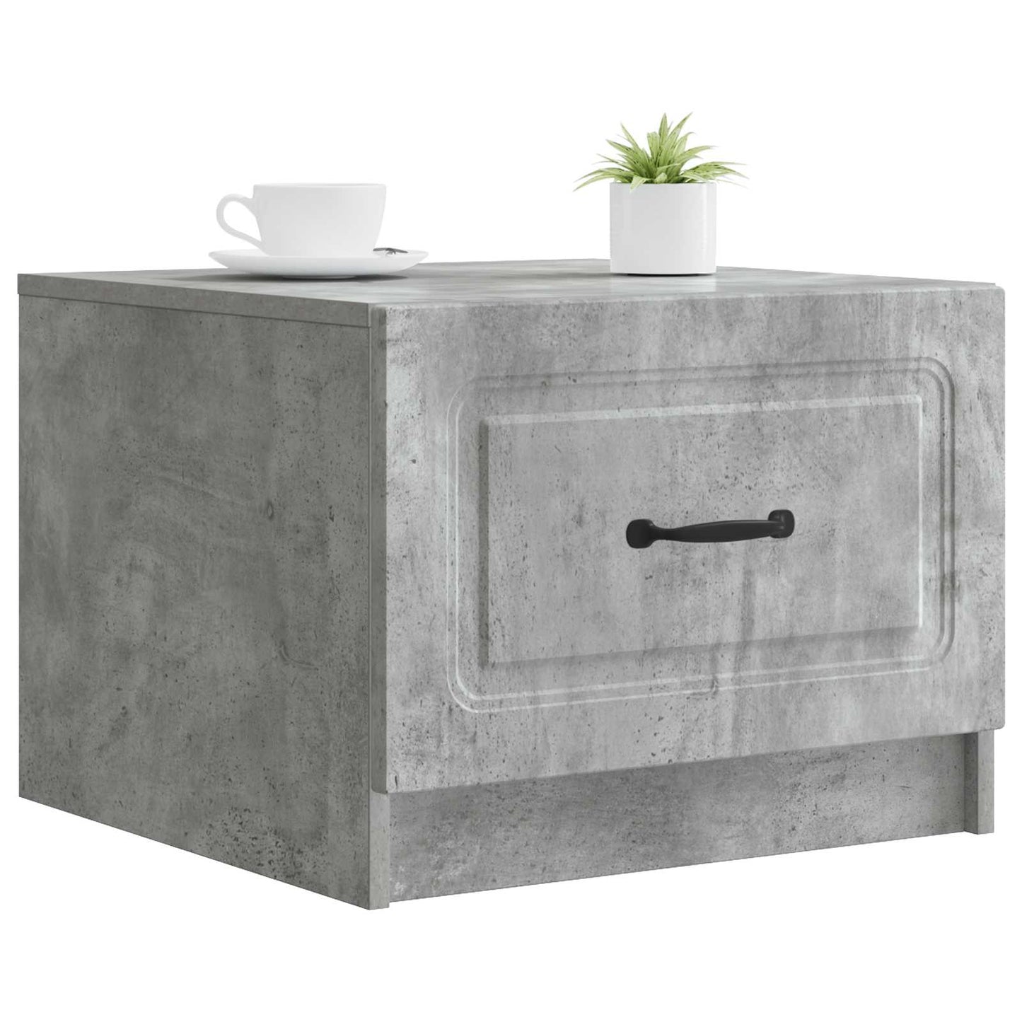 vidaXL Coffee Table Concrete Grey 49 x 50 x 37 cm Engineered Wood