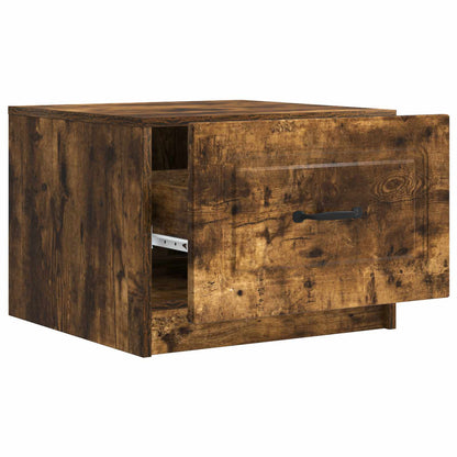 vidaXL Coffee Table Smoked Oak 49 x 50 x 37 cm Engineered Wood
