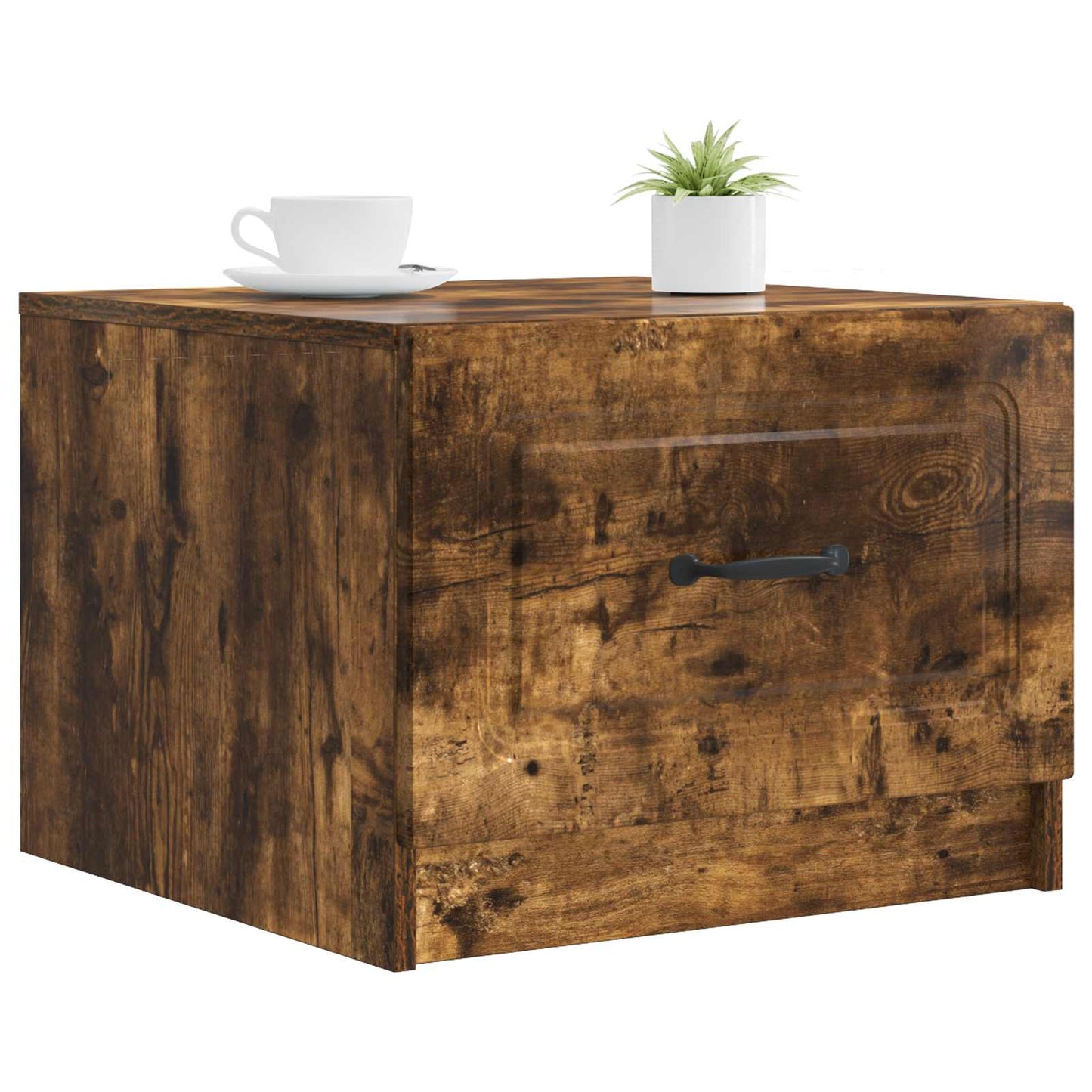 vidaXL Coffee Table Smoked Oak 49 x 50 x 37 cm Engineered Wood