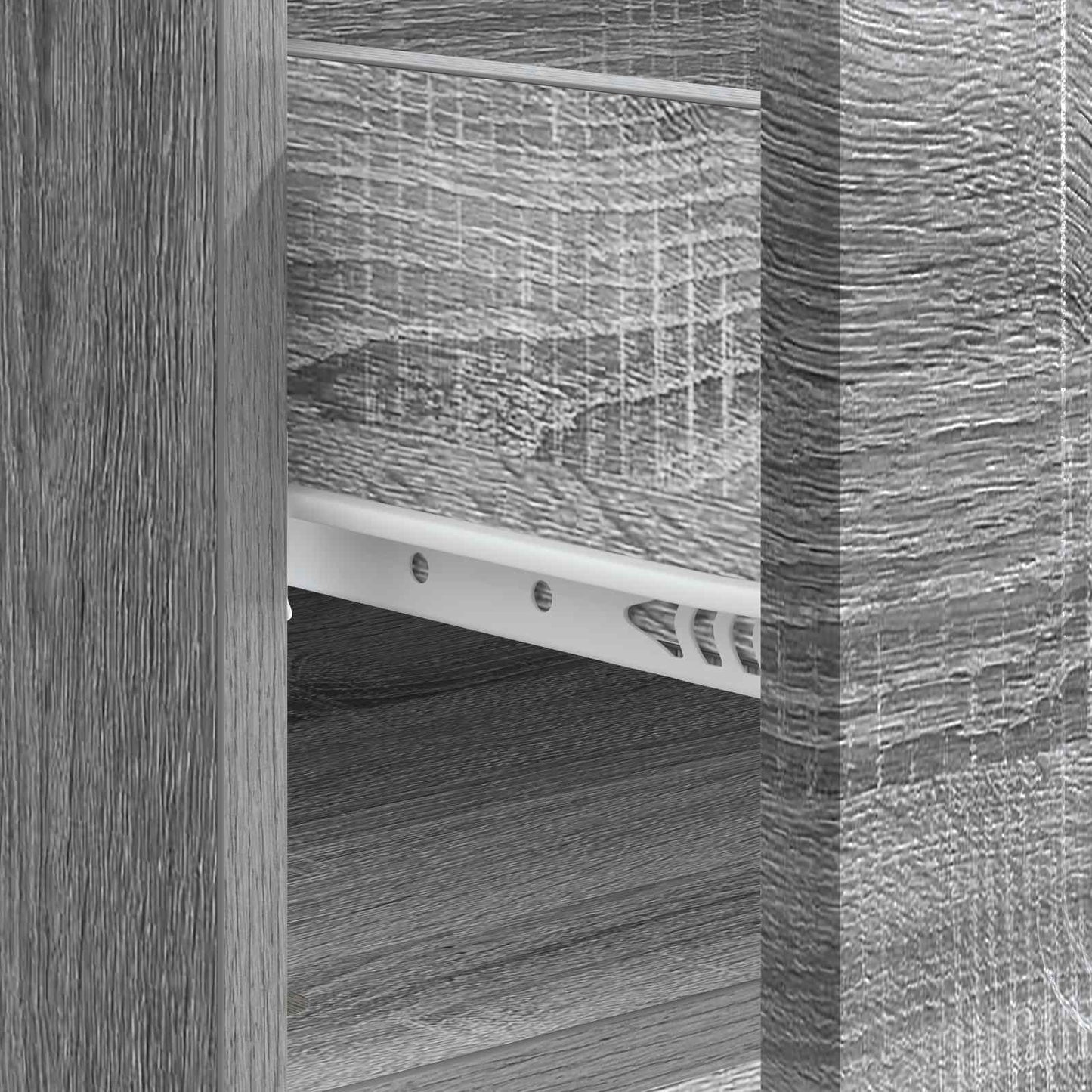 vidaXL Coffee Table Grey Sonoma 49 x 50 x 37 cm Engineered Wood