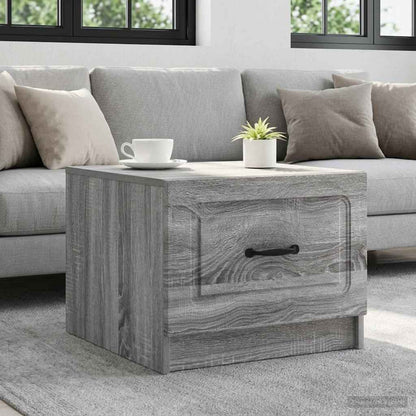 vidaXL Coffee Table Grey Sonoma 49 x 50 x 37 cm Engineered Wood
