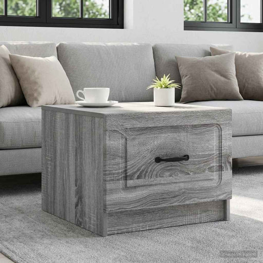 vidaXL Coffee Table Grey Sonoma 49 x 50 x 37 cm Engineered Wood