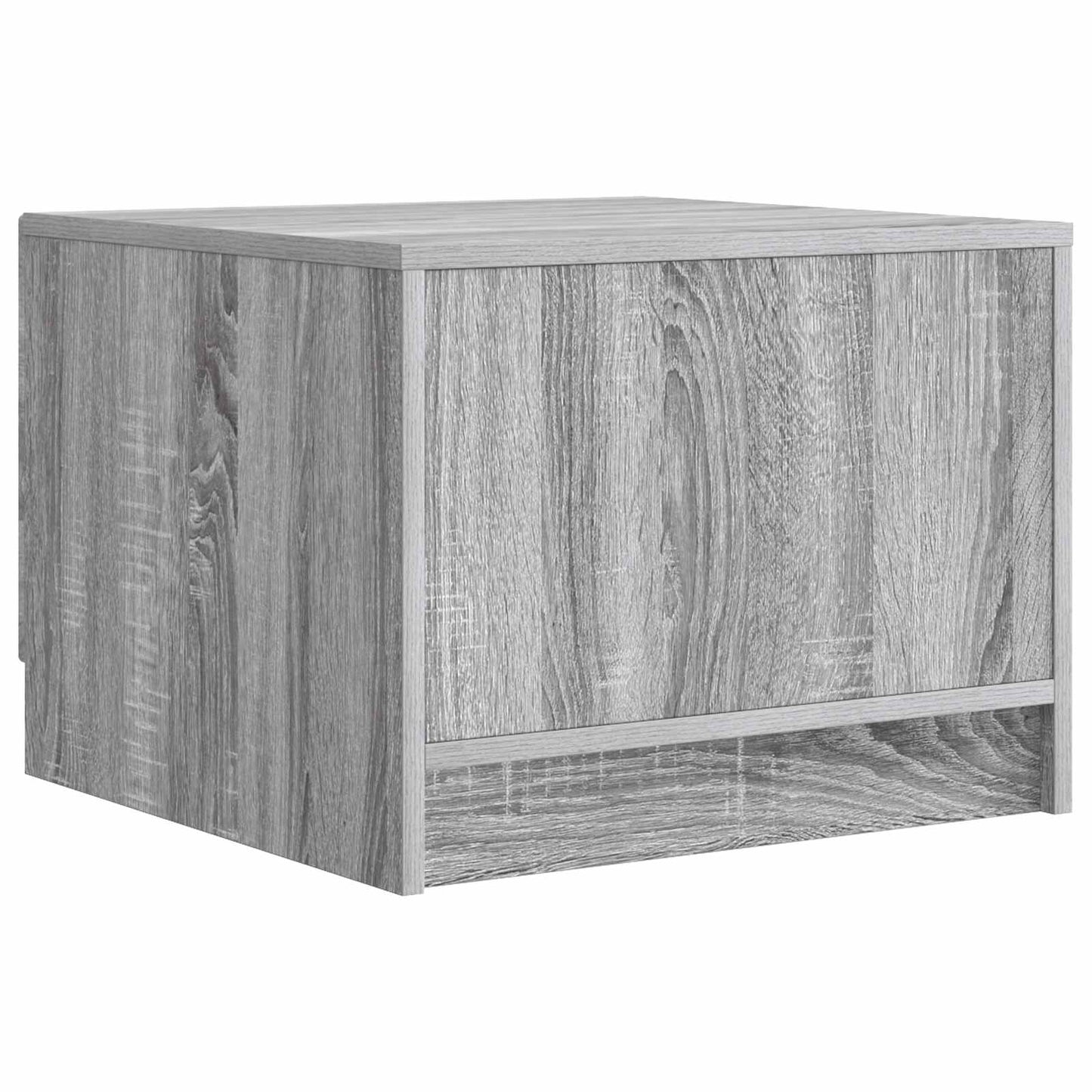 vidaXL Coffee Table Grey Sonoma 49 x 50 x 37 cm Engineered Wood