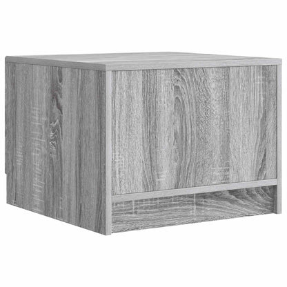 vidaXL Coffee Table Grey Sonoma 49 x 50 x 37 cm Engineered Wood