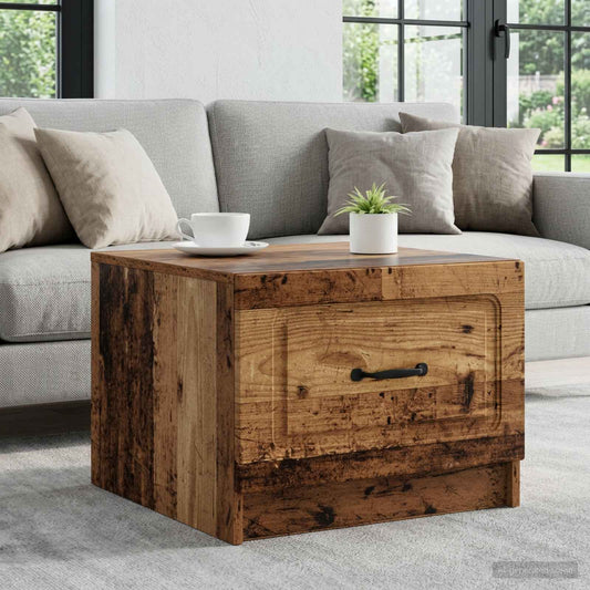 vidaXL Coffee Table Old Wood 49 x 50 x 37 cm Engineered Wood