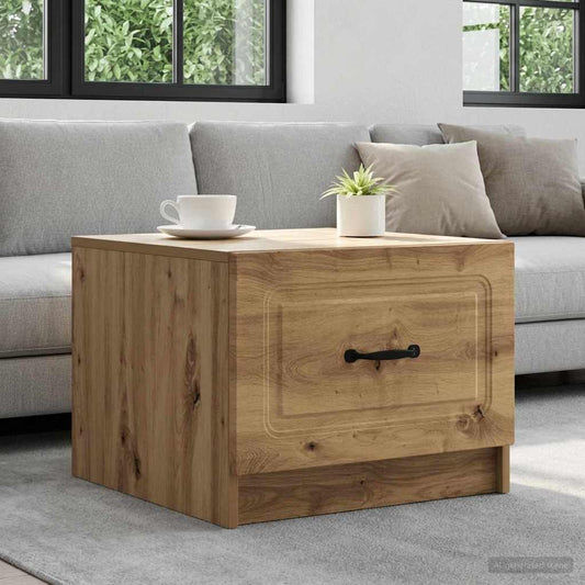 vidaXL Coffee Table Artisan Oak 49 x 50 x 37 cm Engineered Wood