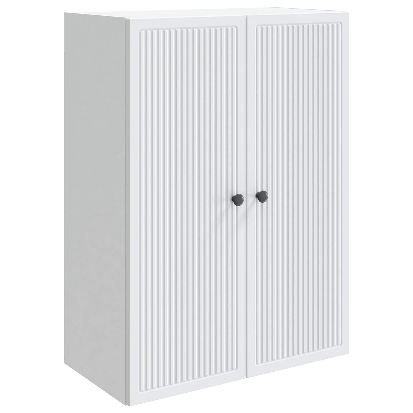 vidaXL Wall-Mounted Cabinet White 66 x 34.5 x 90 cm Engineered Wood
