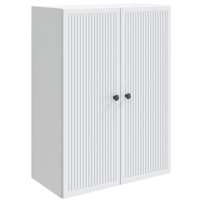 vidaXL Wall-Mounted Cabinet White 66 x 34.5 x 90 cm Engineered Wood