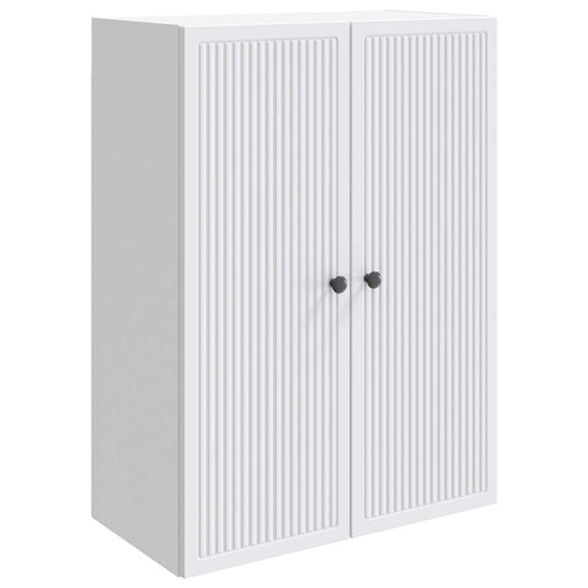vidaXL Wall-Mounted Cabinet White 66 x 34.5 x 90 cm Engineered Wood